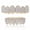 Gold, variant on 18K Gold Plated Hip Hop Teeth Grillz Top Bottom Mouth Diamond Grill Set Custom-Silver
