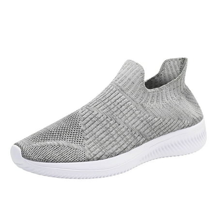 XDDST Mens Slip On Shoes Gentlemen Shoes Summer Sneakers Lightweight Comfort Shoes Sneakers Non Slip Casual Running Shoes