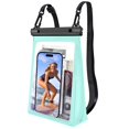 thumbnail image 1 of Funda impermeable para teléfono PEDVSTY, bolsa flotante grande, verde, 1 of 7