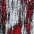 thumbnail image 7 of Masada Rugs Modern Contemporary Mat Area Rug, Red Grey Black (2 Feet X 3 Feet) Mat, 7 of 7