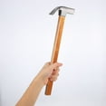 thumbnail image 3 of CATIEBYE 1PC Multifunctional Hammer for DIY Projects with Steel Head and Compressed Wood Handle 15.72X4.72X1.18in, 3 of 8