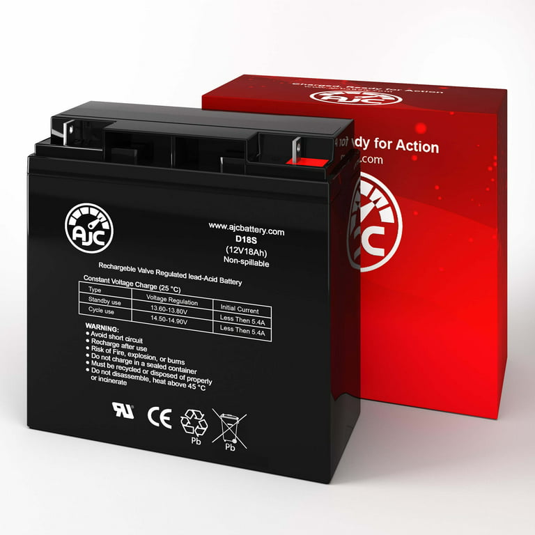 Solar Booster Pac ES1230 12V 18Ah Jump Starter Battery - This Is an AJC  Brand Replacement 