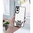 thumbnail image 5 of WIRESTER Shockproof Soft Rubber Cover Case for Samsung Galaxy S25 Edge 6.7 inch 2025, Raccoon Hands Out, 5 of 5