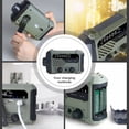 thumbnail image 4 of Radio de emergencia Radio de tiempo Radio AM / FM Linterna brillante Herramientas automotrices con lámpara de lectura Equipo de audio Accesorios de electrónica sidaley EL022825-00B, 4 of 7