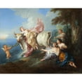 thumbnail image 3 of Jean-François de Troy 14x12 Black Modern Framed Museum Art Print Titled - The Abduction of Europa (1716), 3 of 5