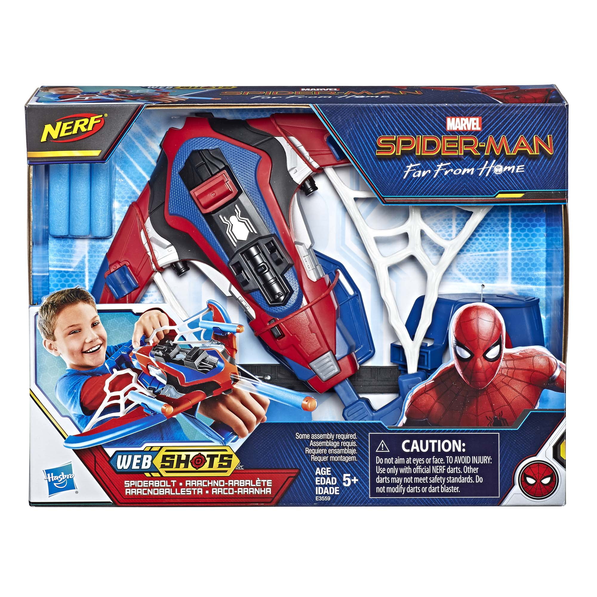 Spider-man Web Shots Scatterblast Blaster Toy for Kids Ages 5 & up for sale online 