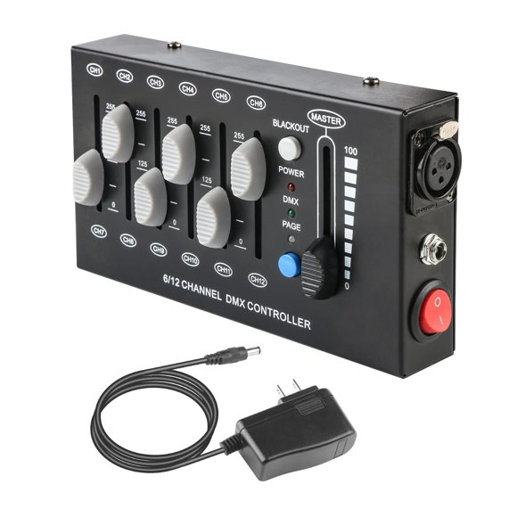 Driver de Atenuación DMX MAD OWL 12 Canales Mini DJ para Iluminación de Escenarios Pequeños