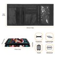 thumbnail image 6 of Chririnla American Football Geometric Trifold Card Wallet, Polyester Kids Trifold Wallet for Outdoor, Slim Compact Little Boys Wallet, 6 of 6