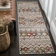 thumbnail image 3 of Safavieh Amsterdam Gladwin Geometric Runner Rug, Light Grey/Multi, 2'3" x 18', 3 of 8