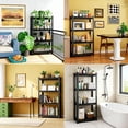 thumbnail image 6 of 36''W Garage Shelving Heavy Duty 4-Tier Adjustable Storage Shelves Unit,2800 LBS Metal Utility Rack Shelf for Industries, Warehouses, Basement,Black (54''H x 36''W x 15.7''D), 6 of 8
