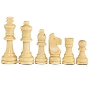 Pièces d'échecs en bois ASNEY, pièces d'échecs en bois de tournoi Staunton uniquement, 3.15
