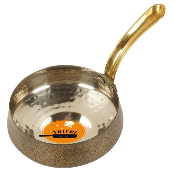 Trifri Frying Pan Omellete Pan Egg Pan Mini Frying Brass Handle Pan Non,Stick Coating Cookware