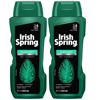 Irish Spring, Body Wash Black Mint, 18oz,.(2 Pack Bundle)