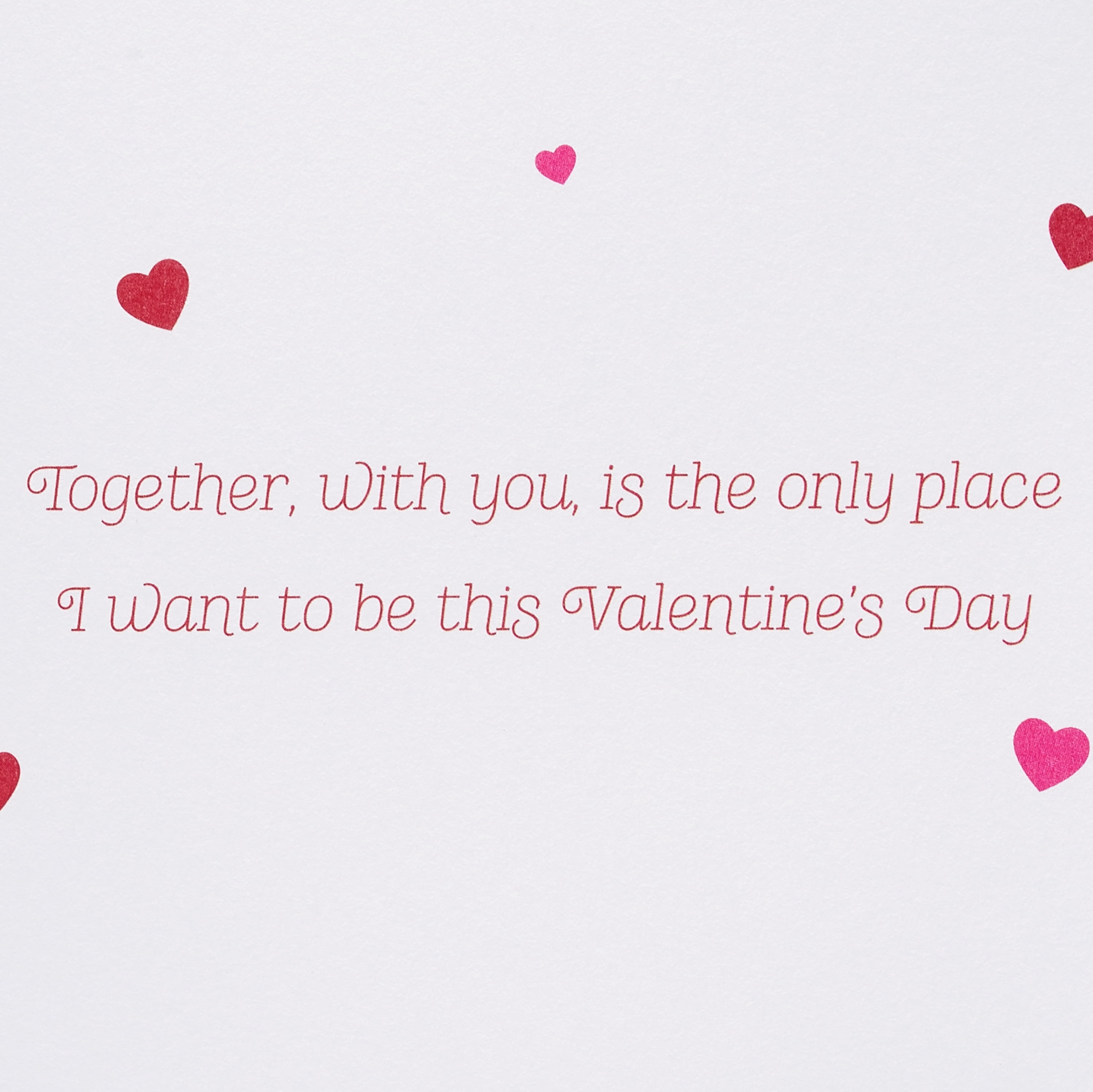 American Greetings Valentine's Day Card (Champagne Hearts)