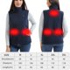 thumbnail image 4 of Chaleco calefactable unisex Chalecos térmicos eléctricos con carga USB calefactable, 4 of 8