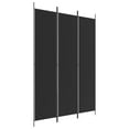 thumbnail image 3 of vidaXL 4-Panel Room Divider Anthracite 78.7"x86.6" Fabric, 3 of 32