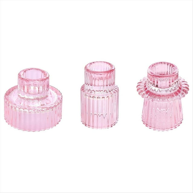 Candelabros de Cristal CóNicos para Centros de Mesa, DecoracióN de Bodas y Fiestas C