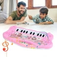 thumbnail image 4 of Electronic Piano Toy, Piano Keyboard Toy, Built-In Dynamic Music Durable Improve Hand-Eye Coordination For Girls Kids Pink, 4 of 8