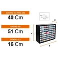 thumbnail image 2 of Organizador De 64 Gavetas Negro., 2 of 4