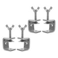 thumbnail image 2 of ELAYARD 4pcs Heavy Duty Clamps for Material Fixing Tasks Silver C Shape Clamps, 2 of 7