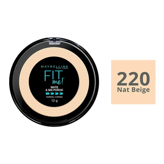 Polvo compacto Maybelline Fit Me! 220 natural beige 12 g