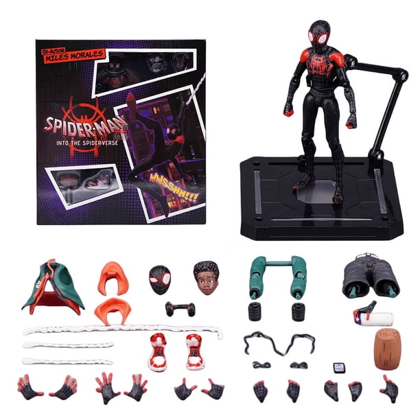Figura de acción de Miles Morales Spider-Man: Into the Spider-Verse Figura de Spiderman Juguetes Colección infantil Regalo