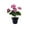 Pink, variant on Plant Pots Simulated Crabapple Flower Potted Plants Are Suitable For Home And Office Decoration Plastic Flower Pots