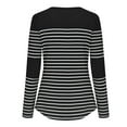 thumbnail image 3 of breaise Women's Nursing Tops Color Block Maternity Long Sleeve Shirts for Breastfeeding Shirts Double Layer Pregnancy Tee Mama Clothes, 3 of 6