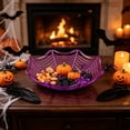 thumbnail image 6 of Tyidzon Halloween Candy Bowl Spider Web Trick or Treat Dish Decorations Indoor, Plastic Bowl Spooky Party Table Decor Snack Serving Dishes, 6 of 6