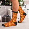 thumbnail image 7 of KLL Autumn Maple Leaf Pile Print Cool Socks Men's Women's Crew Socks Funny Crazy Novelty Stockings, 7 of 7