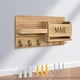 thumbnail image 5 of Organizador De Llaves De Pared Con Ganchos, Estante De Madera Para Llaves Y Cartas En La Entrada, Ideal Para Ahorrar Espacio En La Sala De Estar., 5 of 8
