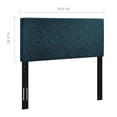 thumbnail image 3 of Modway Taylor King and California King Upholstered Linen Fabric Headboard, Blue, 3 of 4