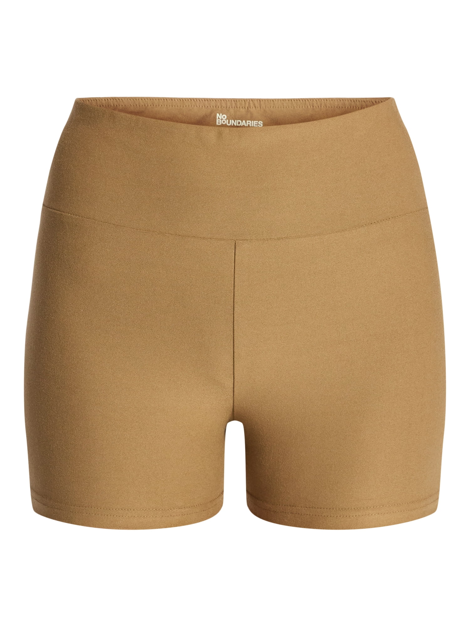 No Boundaries Faux Sueded Jersey Shorty Shorts, 3'' Inseam, Women's XXS-XXL