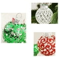 thumbnail image 6 of Hanging Ornaments Glitter Christmas Tree Transparent Balls Reusable For Home Navidad Gold Silver Xmas Party, 6 of 10