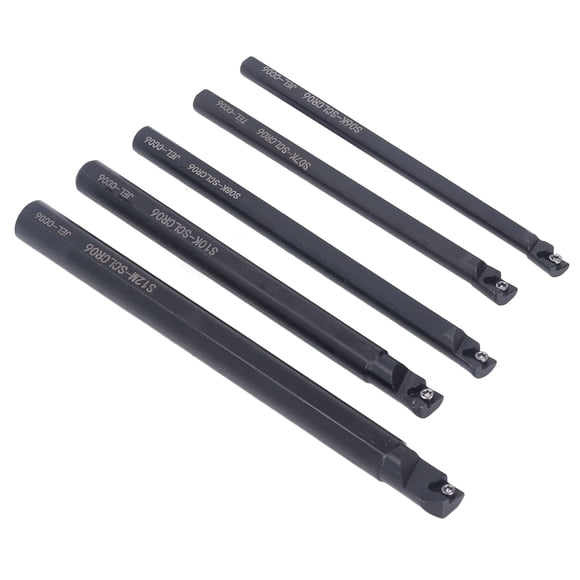 5 Sets Of Carbide Boring Tools Lathe Milling Tools CNC Turning Tools For Non Ferrous Metal Finishing