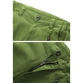 thumbnail image 5 of Women's Casual Cargo Shorts Multi-Pockets Twill Bermuda Summer Shorts(No Belts),Armygreen 18, 5 of 6