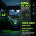 thumbnail image 4 of sruoe 2 Pack Terrifying Eyeball Car Headrest Covers, Stretch Polyester Headrest Protectors, Spooky Halloween Car Interior Decor, Creepy Eye Pattern Auto Seat Accessory For Road Trip & Night Driving, 4 of 8