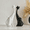 Black, variant on Gold, Heart Hands Sculpture Resin Heart-Shaped Gesture Statue Room Decor for Bookshelf, Desk & Mantel Decor in Home or Office, Modern Symbolic Figurine 4.33 Inch