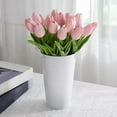 thumbnail image 5 of WE Artificial PU Tulips ，Real Touch Fake Flower Arrangement Bouquets for Home Office Wedding Decoration, 5 of 6