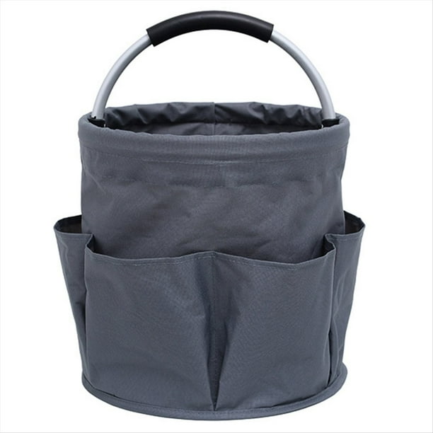 Cesta de Almacenamiento para Acampar Al Aire Libre, Cesta de Picnic Portátil, Cesta Plegable para Herramientas de Jardín con Asa, Bolsa de Almacenamiento Grande, B
