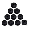 thumbnail image 4 of ziyahi 10x Cymbal Stand Felts Percussion Instrument Felts Hat Replacement Gray Hi Black φ4x1.5cm, 4 of 6