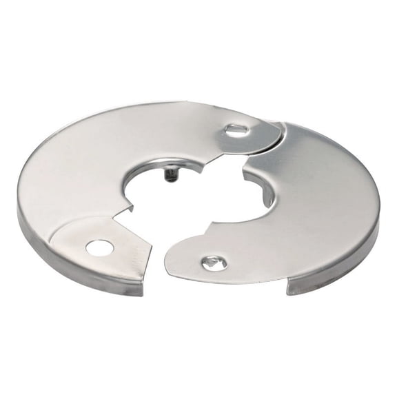 Plumb Pak PP857-2 Floor and Ceiling Plate, 3-1/2 in W, Chrome