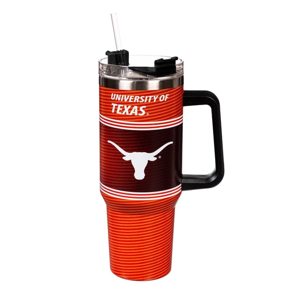 Texas Longhorns 40oz. Stainless Steel Canyon Cup with Straw