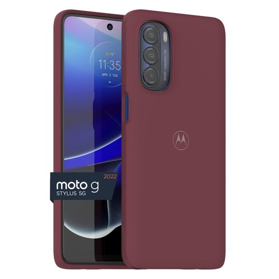 Funda protectora Motorola Moto G Stylus 5G (2022) Marsala Red