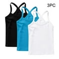 thumbnail image 4 of SEAOPEN 3 Pieces Toddler Tank Tops 12M-13Y Girls Dance Racerback Camisole Undershirts Spaghetti Strap Camis Kids Tank Top for Girls, 4 of 6