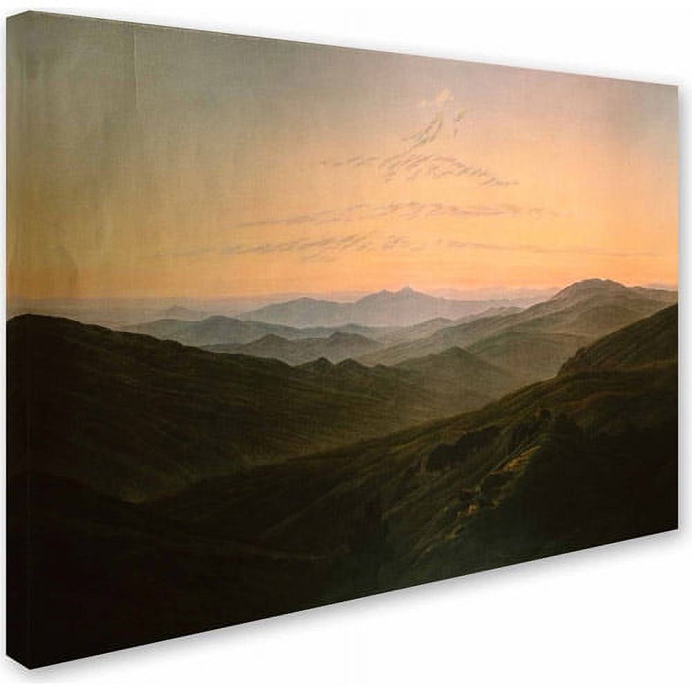 Trademark Fine Art "Dawn" Canvas Art by Caspar David Friedrich