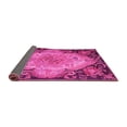 thumbnail image 2 of Ahgly Company Indoor Round Medallion Pink French Area Rugs, 7' Round, 2 of 4