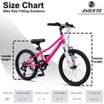 thumbnail image 6 of AVASTA Govet 20'' Kids Mountain Bike for 6-12 Years Old Boys Girls with Suspension Fork, 6 Speeds Drivetrain, Pink, 6 of 11