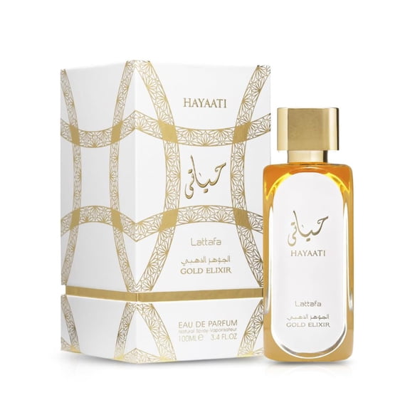 Hayaati Gold Elixir by Lattafa, 3.4 oz EDP Spray for Unisex