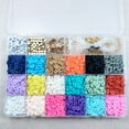 thumbnail image 2 of Jewelry Making Beads Bracelets Keychains DIY Crafting Materials Aesthetic Assortments Handmade Crafts Art Work for Beginners 15-Cell, 2 of 9